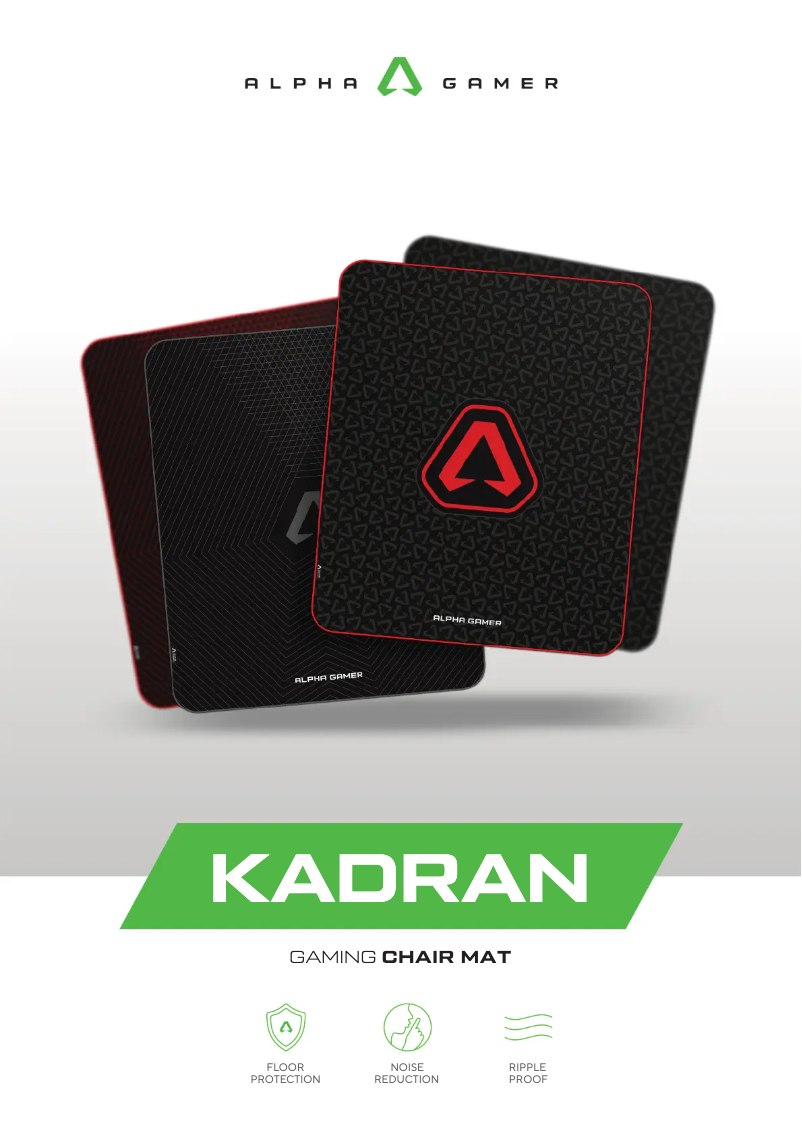 Page 1 de la notice Manuel utilisateur Alpha Gamer KADRAN