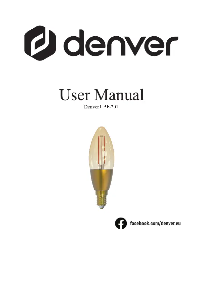 Page 1 de la notice Manuel utilisateur Denver LBF-201