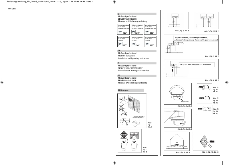 Page n°1 - Manuel utilisateur Grothe 94532