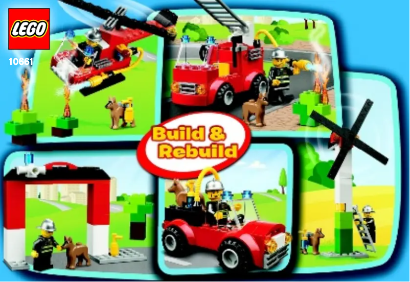 Page n°1 - Manuel utilisateur Lego My First LEGO® Fire Station