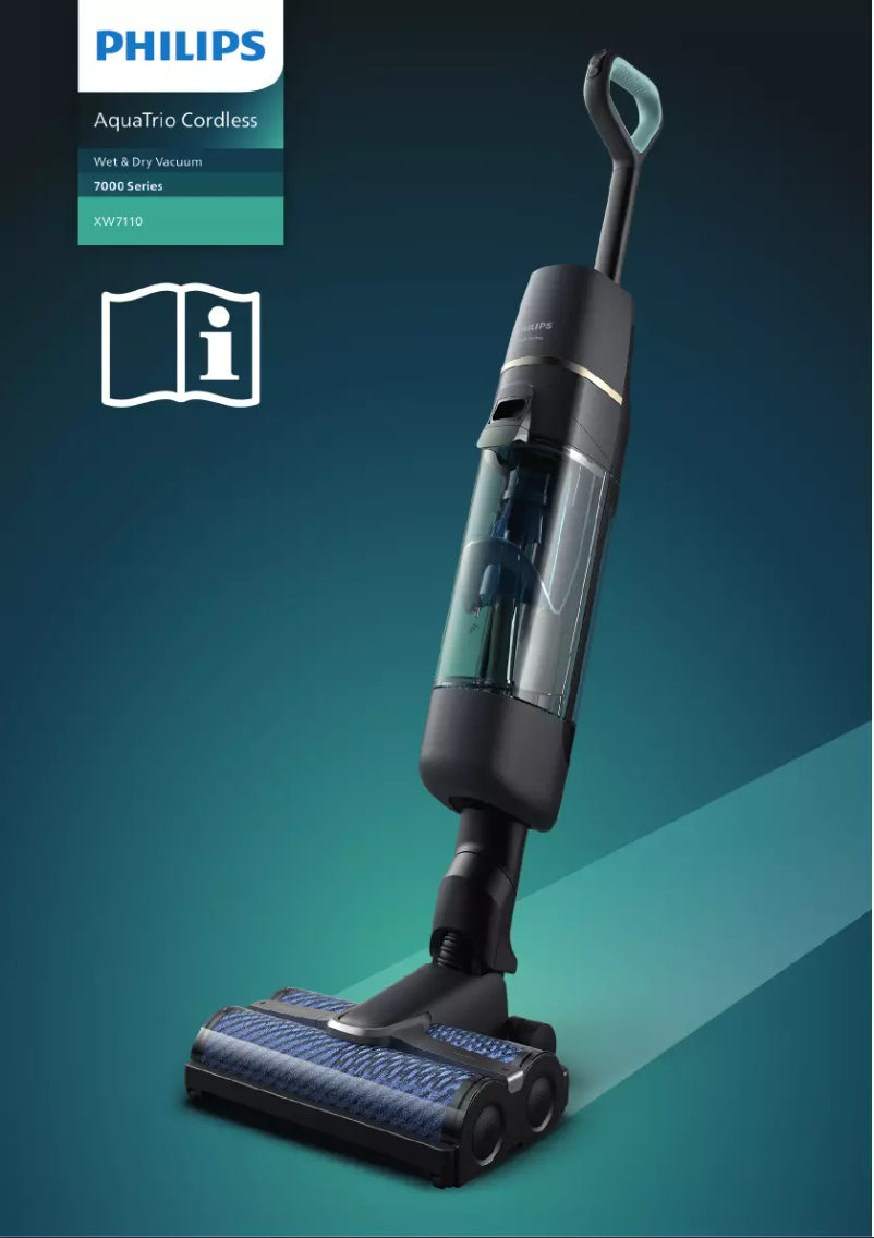 Page 1 de la notice Manuel utilisateur Philips AquaTrio series 7000 XW7110