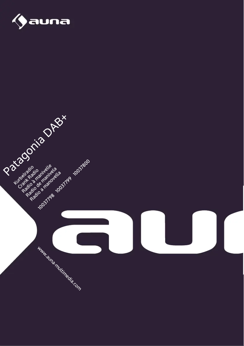 Page n°1 - Manuel utilisateur Auna Patagonia DAB+