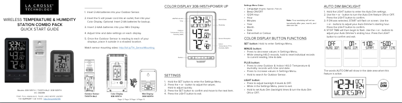 Image de la première page du manuel de l'appareil M82738