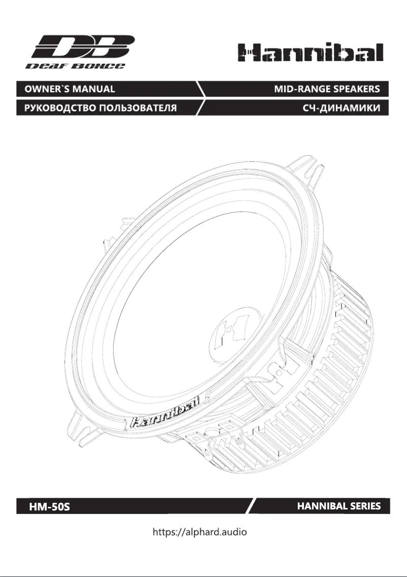 Page n°1 - Manuel utilisateur Deaf Bonce Hannibal HM-50S