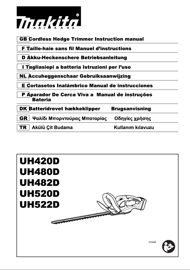Page 1 de la notice Manuel utilisateur Makita UH482DW