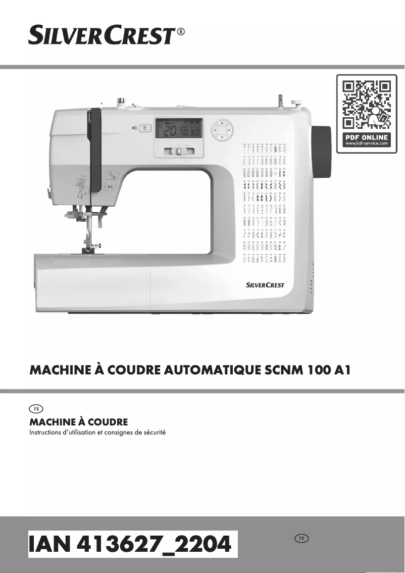 Page 1 de la notice Manuel utilisateur SilverCrest SCNM 100 A1