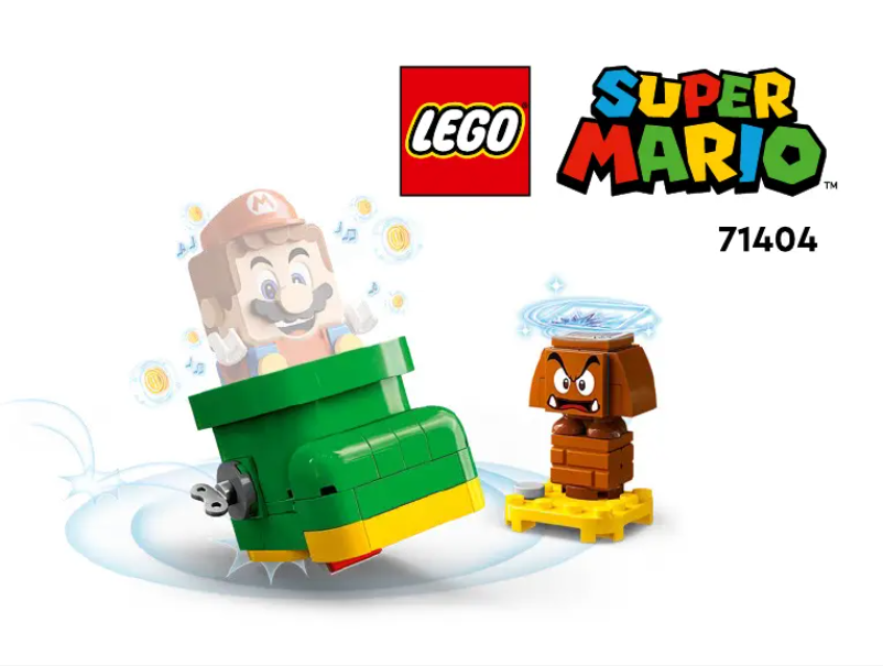Page 1 de la notice Manuel utilisateur Lego Super Mario 71404