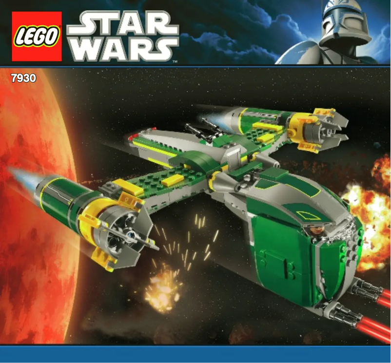 Page 1 de la notice Manuel utilisateur Lego Star Wars 7930