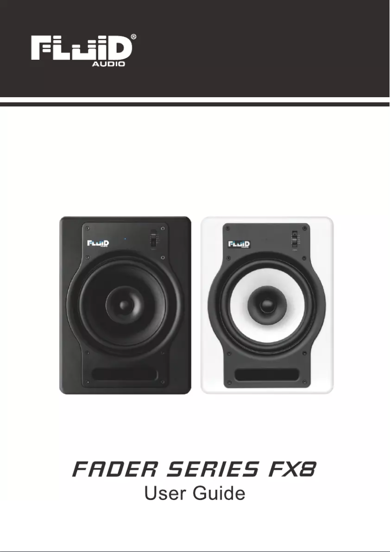 Image de la première page du manuel de l'appareil FX8