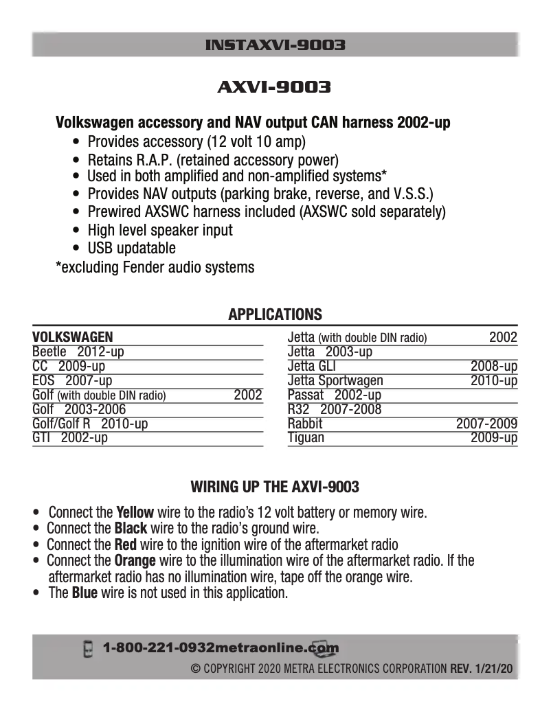 Página 1 del manual Manual de usuario AXESS AXVI-9003