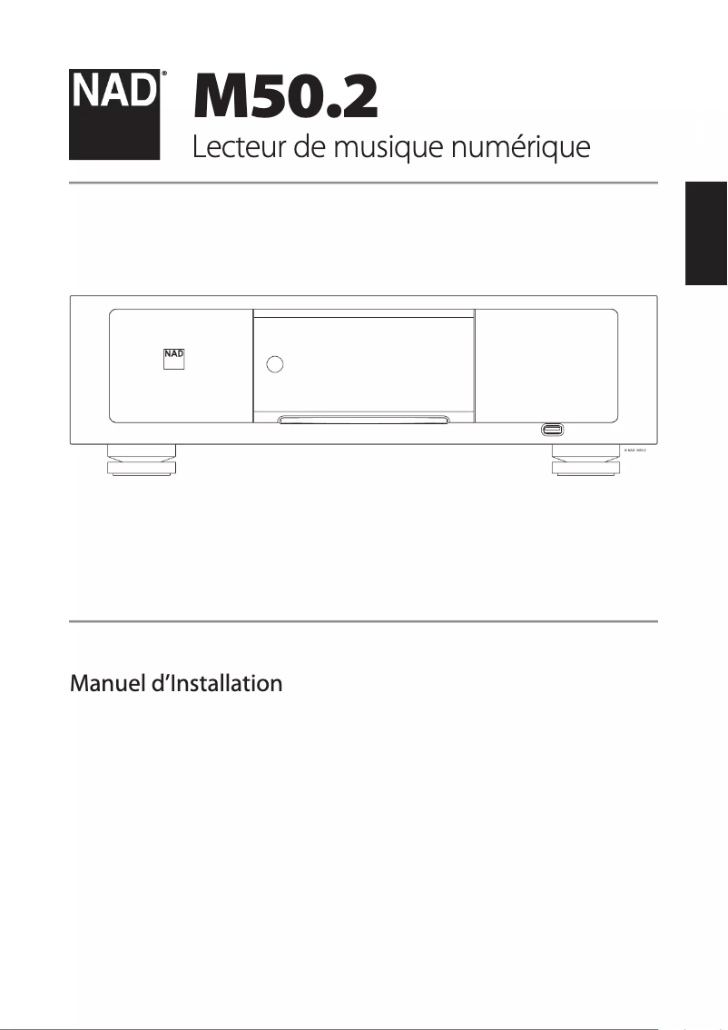 Page n°1 - Manuel utilisateur NAD M50.2