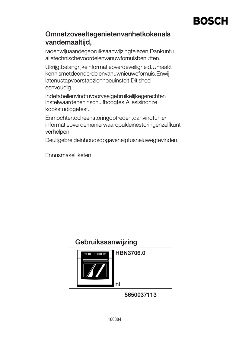 Image de la première page du manuel de l'appareil HBN370650