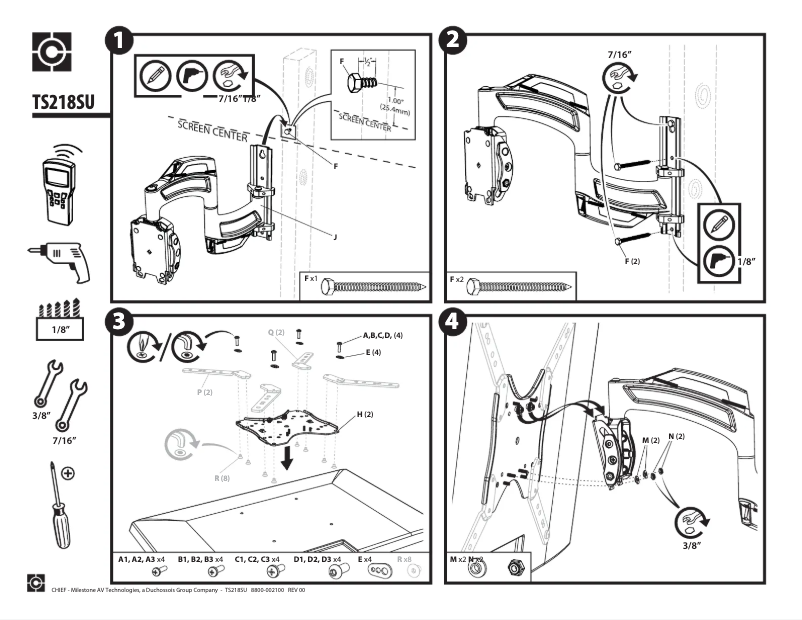 Image de la première page du manuel de l'appareil TS218SU