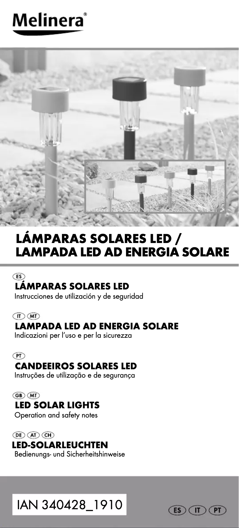 Page 1 de la notice Manuel utilisateur Melinera HG03854