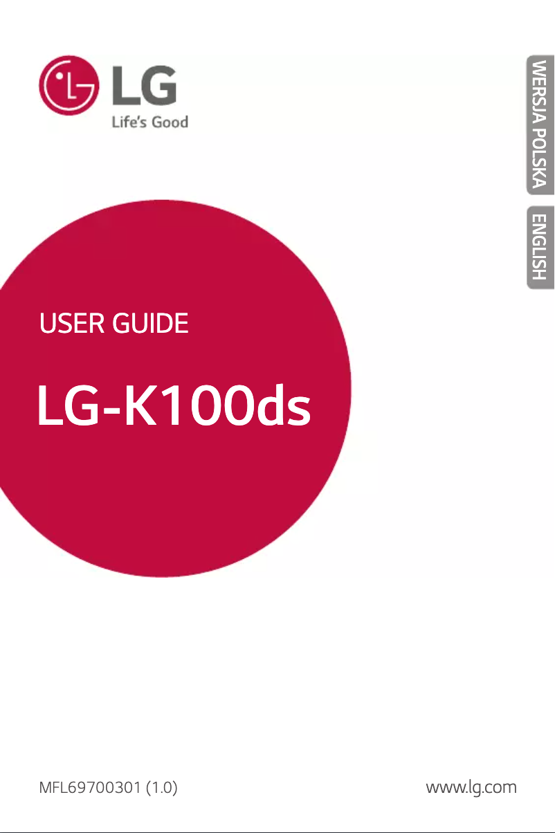 Page n°1 - Manuel utilisateur LG K3 K100ds