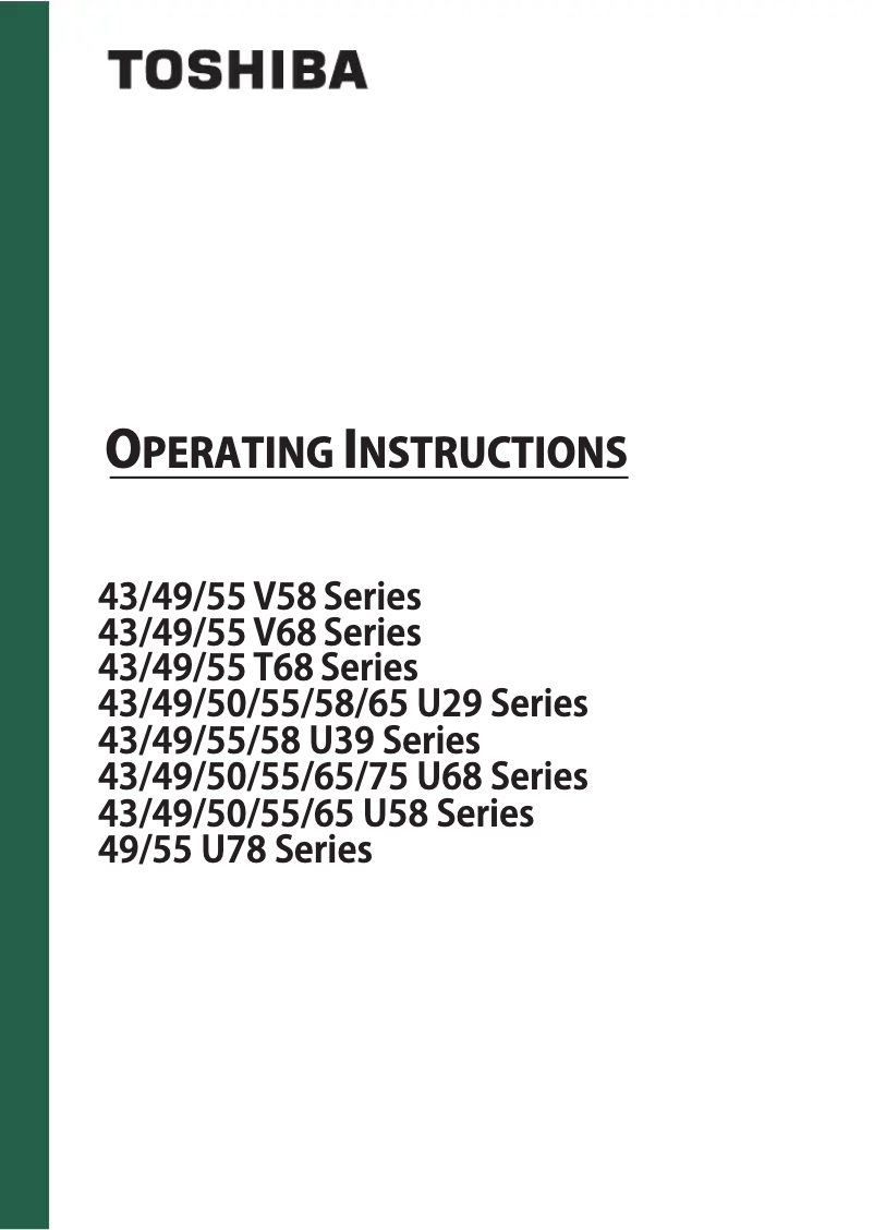 Image de la première page du manuel de l'appareil 55U2963DG