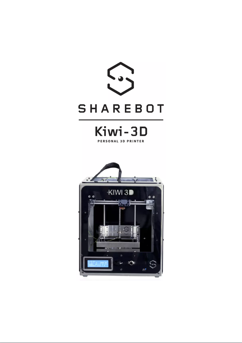 Image de la première page du manuel de l'appareil Kiwi-3D