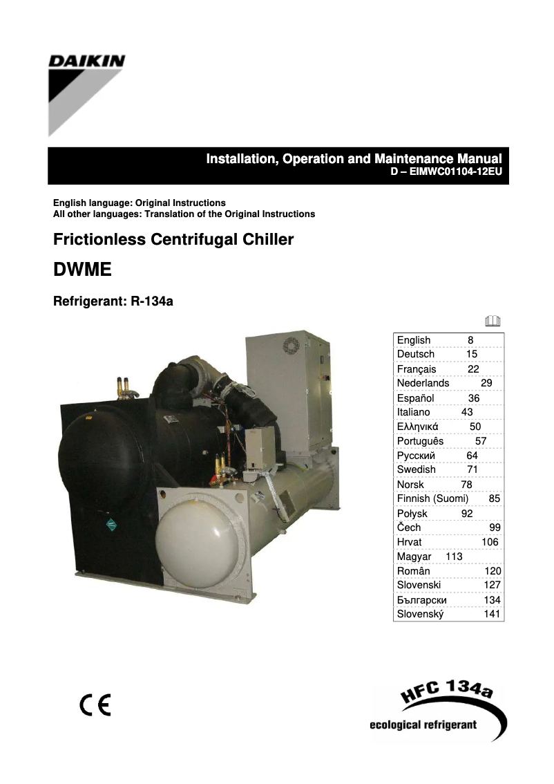 Page 1 de la notice Manuel utilisateur Daikin DWME