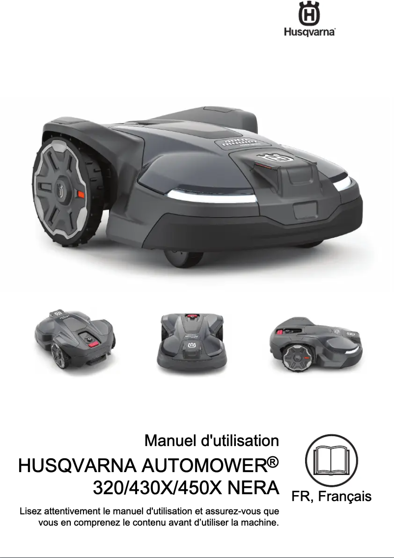 Page 1 de la notice Manuel utilisateur Husqvarna Automower 450X NERA