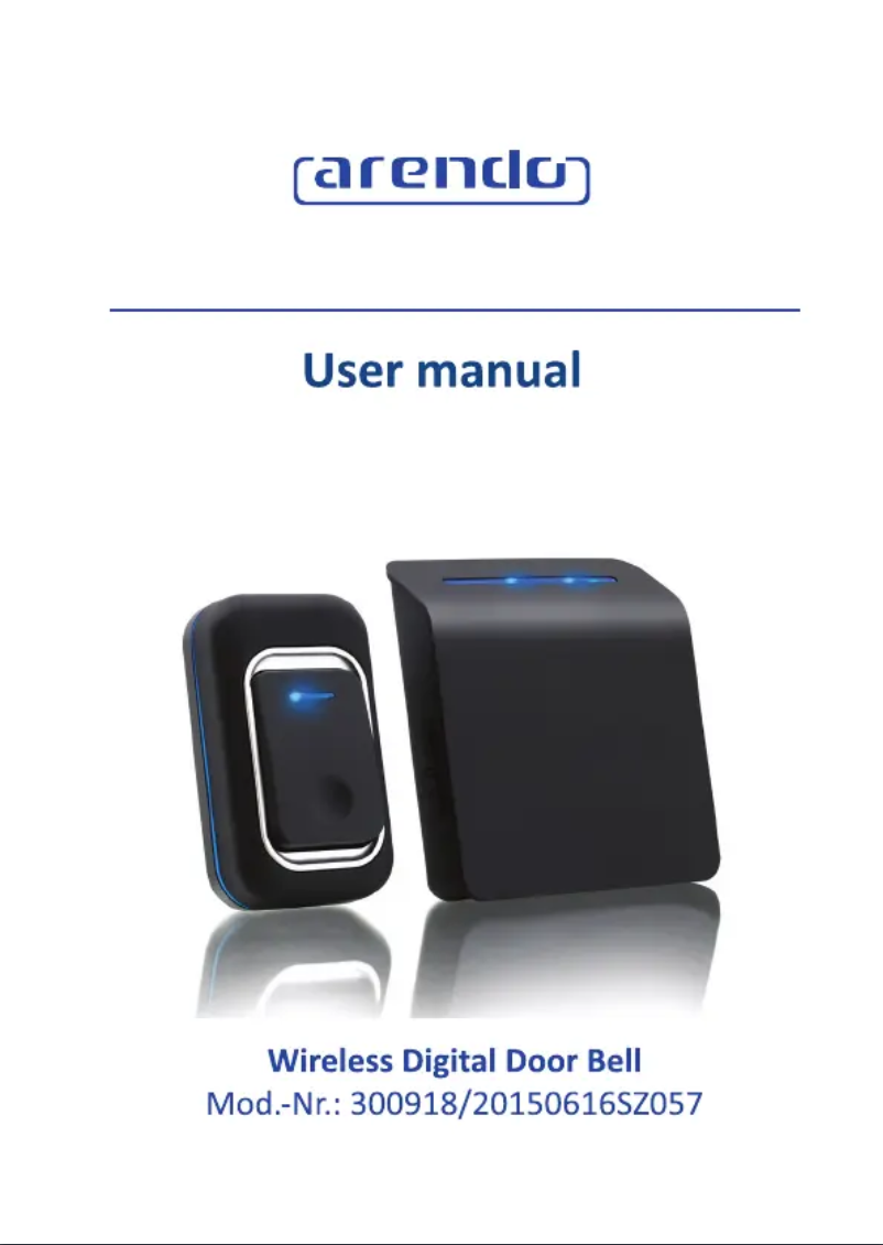 Image de la première page du manuel de l'appareil 300918