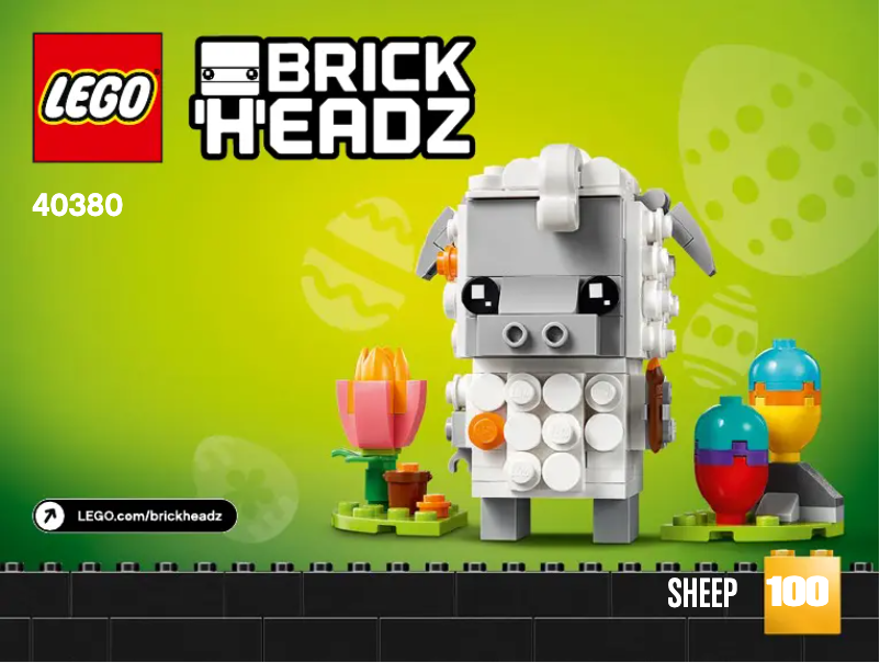 Page n°1 - Manuel utilisateur Lego Brickheadz 40380