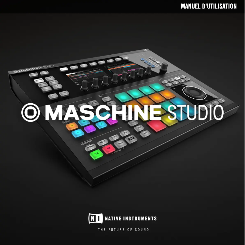 Image de la première page du manuel de l'appareil Maschine Studio