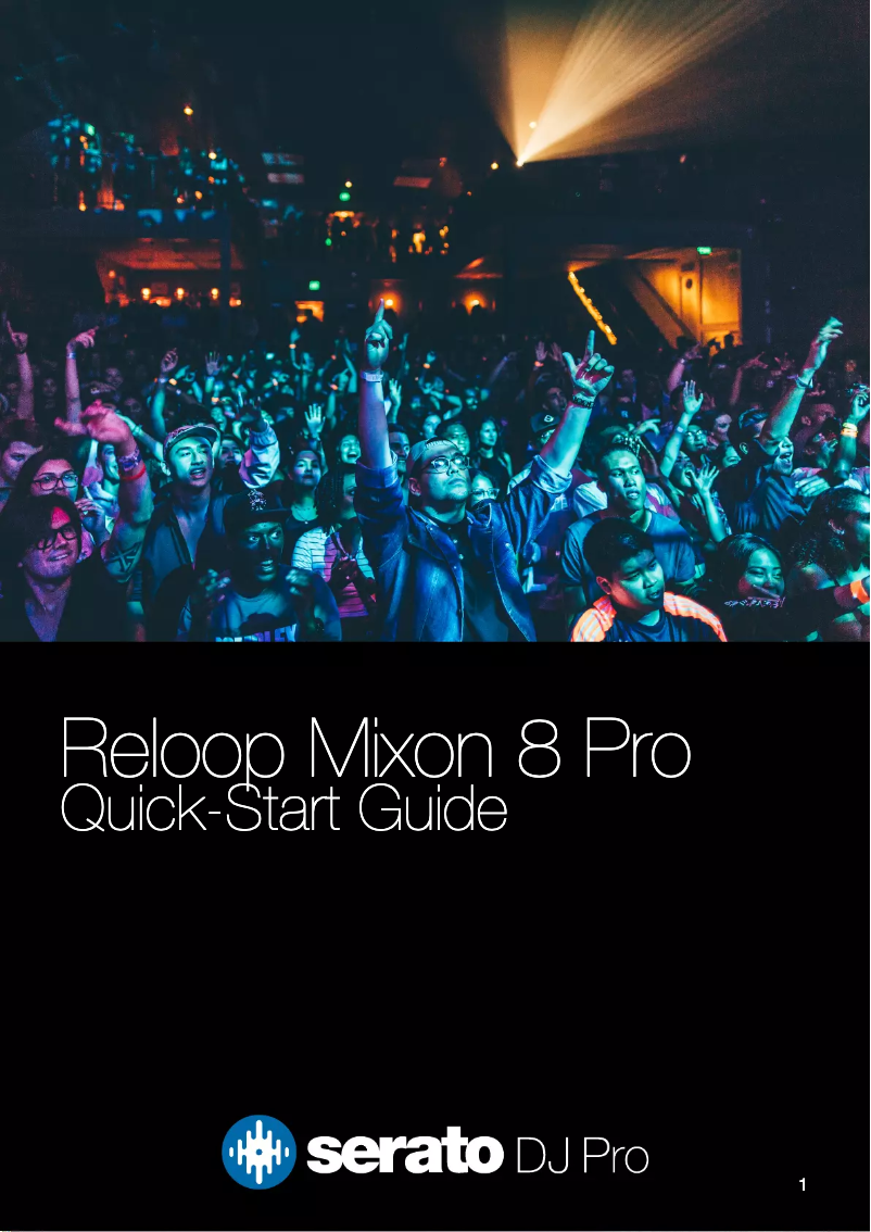 Page n°1 - Guide de démarrage rapide Reloop Mixon 8 Pro