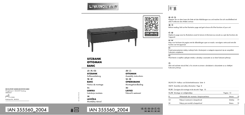 Page n°1 - Manuel utilisateur Livarno Lux IAN 355560