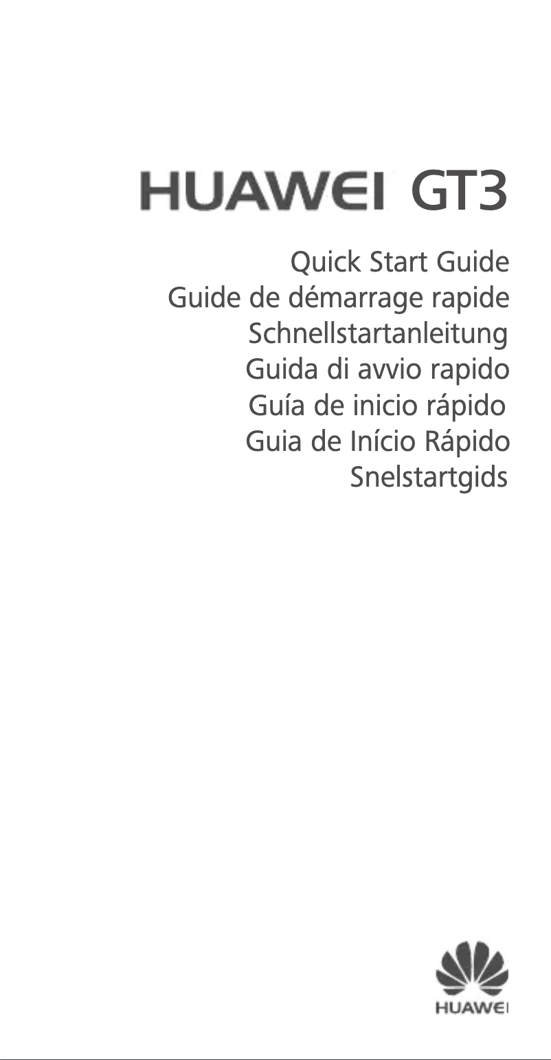 Page 1 de la notice Manuel utilisateur Huawei GT3