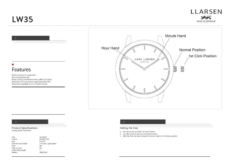 Page 1 de la notice Manuel utilisateur Lars Larsen VIGGO 135SWSM