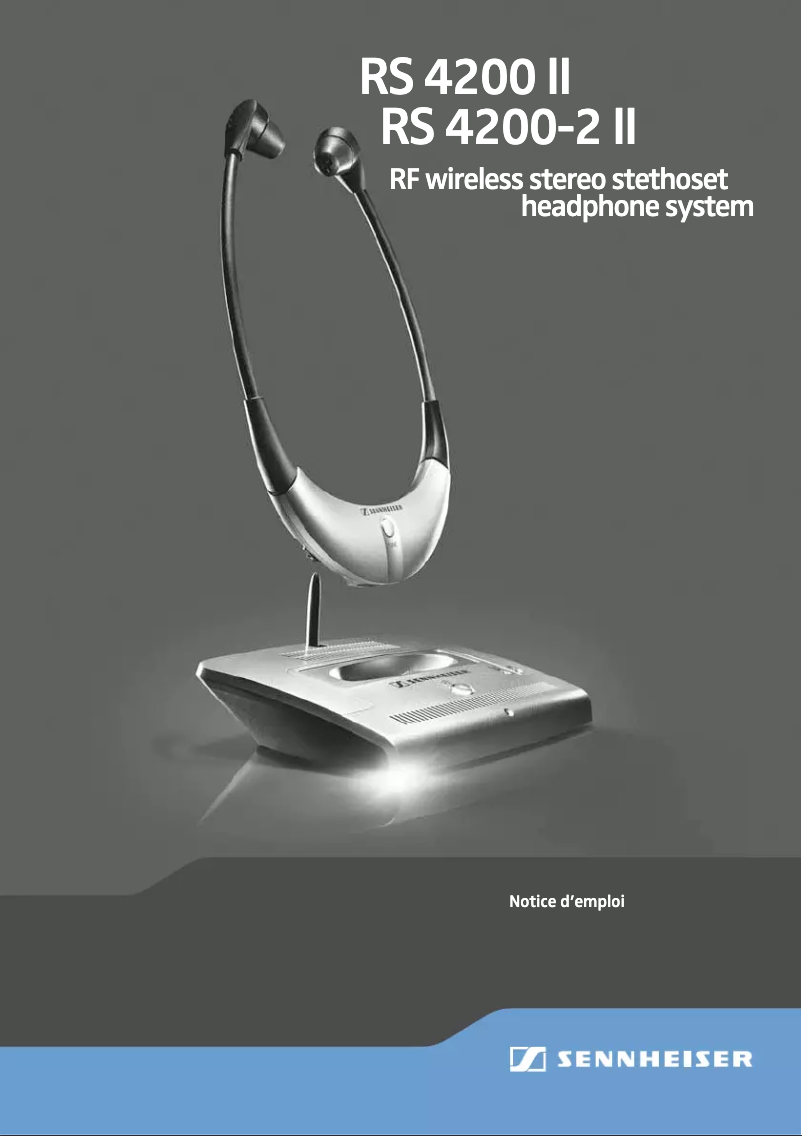 Page n°1 - Manuel utilisateur Sennheiser RS 4200 II