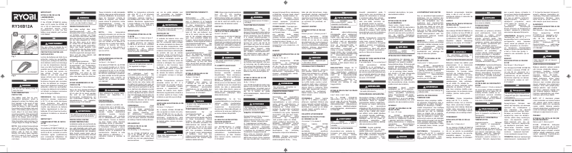 Image de la première page du manuel de l'appareil Max Power RY36B12A