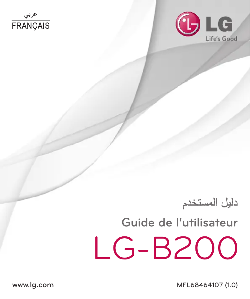 Página 1 del manual Manual de usuario LG LGB200
