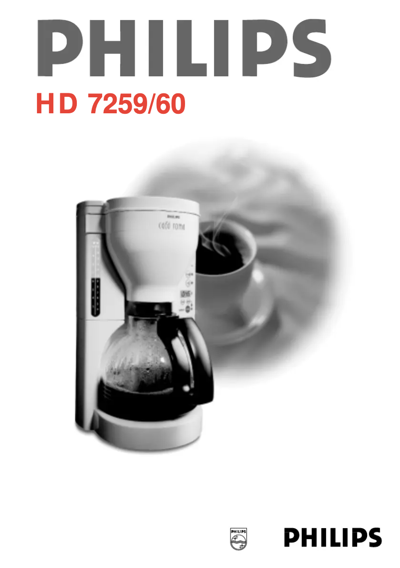 Page n°1 - Manuel utilisateur Philips HD7259