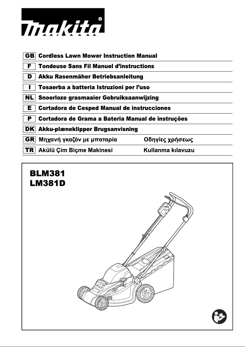 Page n°1 - Manuel utilisateur Makita LM381D