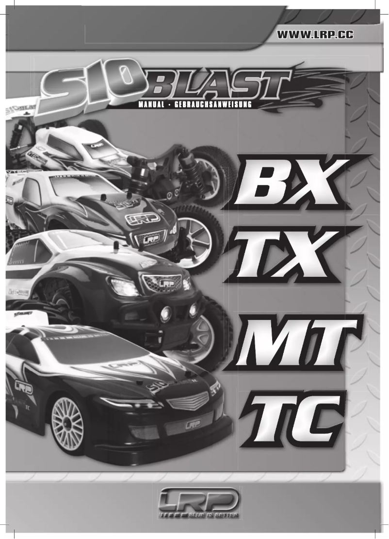 Page 1 de la notice Manuel utilisateur LRP S10 Blast TC Mercedes-Benz DTM