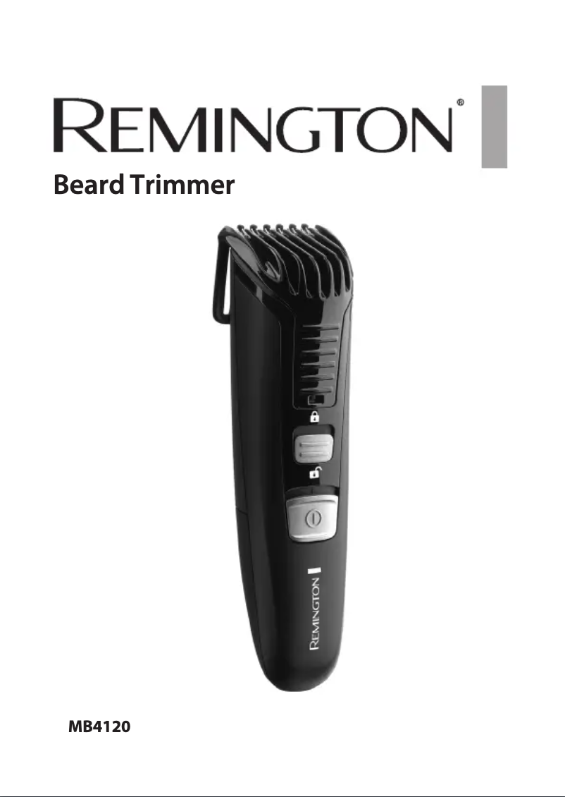 Page n°1 - Manuel utilisateur Remington MB4120