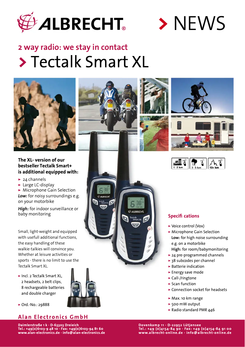 Página 1 del manual Manual de usuario Albrecht Smart XL