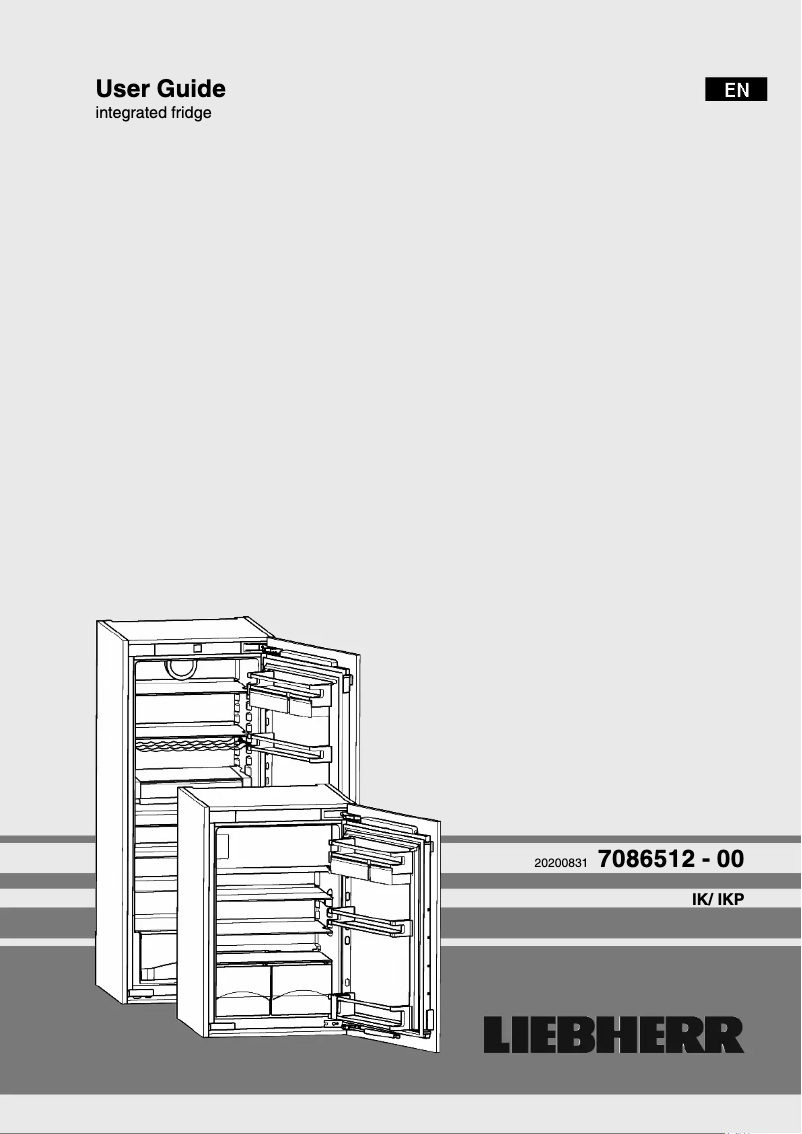 Page n°1 - Manuel utilisateur Liebherr IKP 1660 Premium