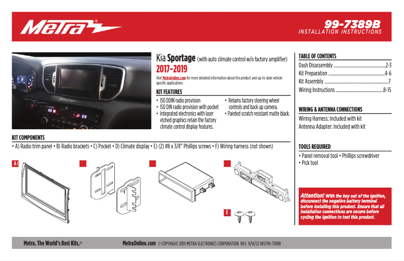 Página 1 del manual Manual de usuario AXESS 99-7389B
