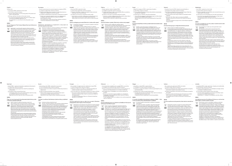 Page 1 de la notice Manuel utilisateur Samsung C27RG54FQR