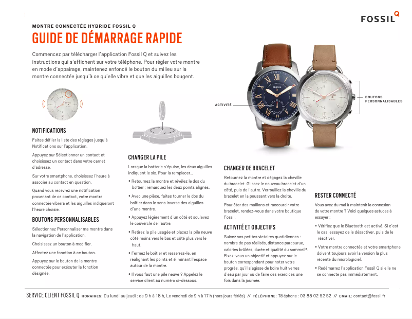 Image de la première page du manuel de l'appareil Q Commuter