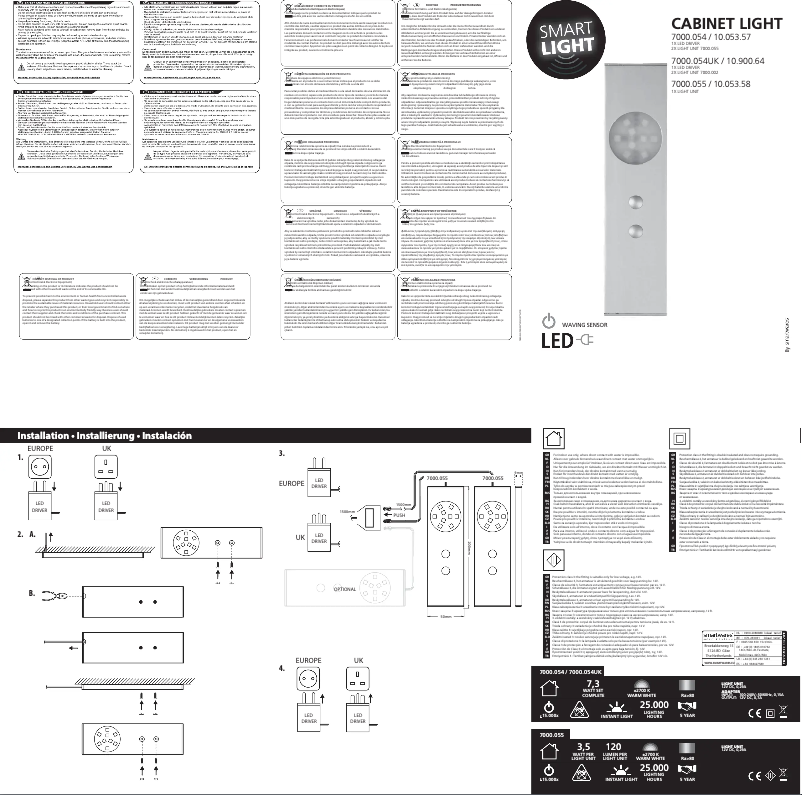 Page 1 de la notice Manuel utilisateur Smartwares 10.900.64