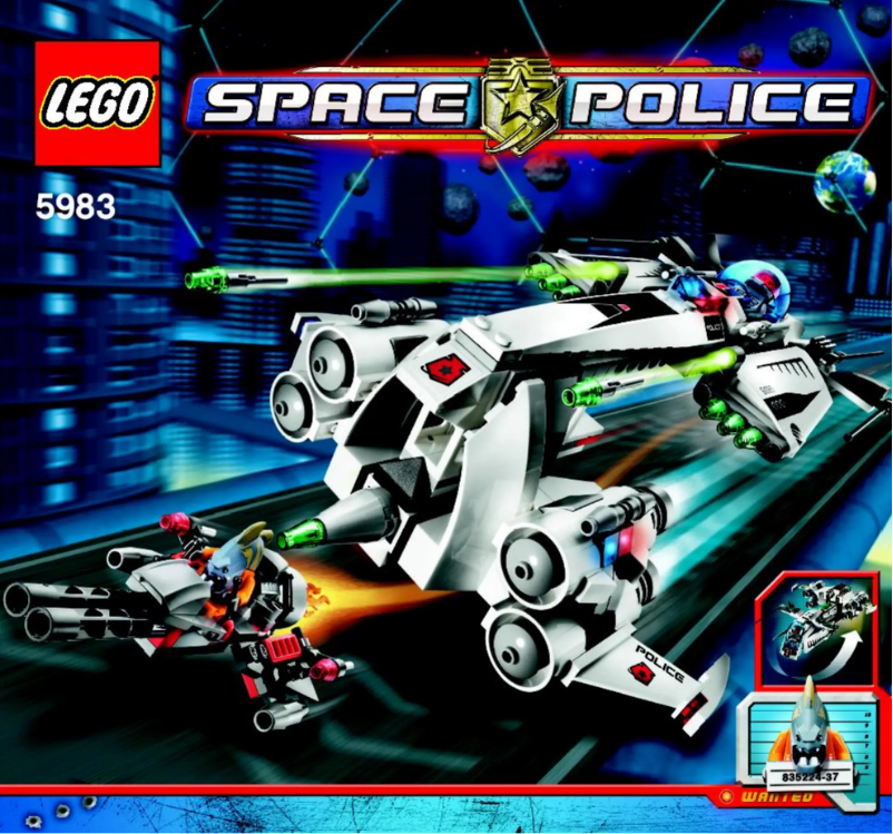 Page n°1 - Manuel utilisateur Lego SP Undercover Cruiser