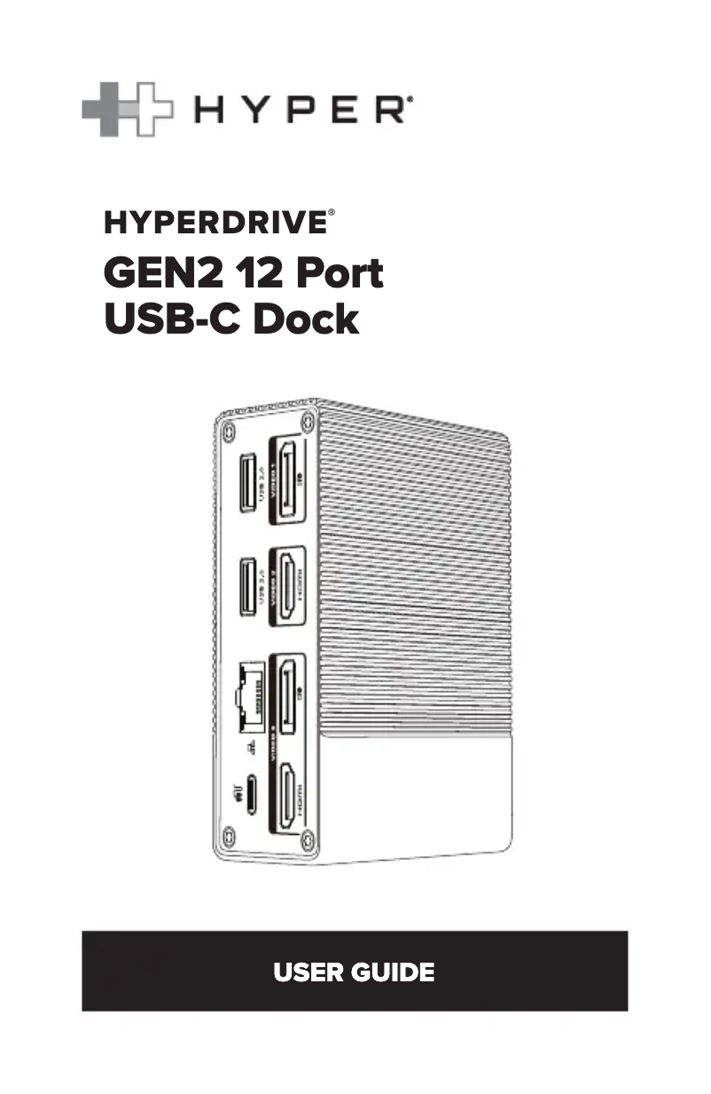 Página 1 del manual Manual de usuario HyperJuice HyperDrive GEN2
