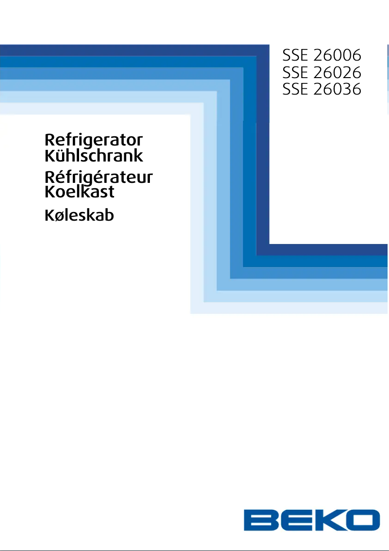 Image de la première page du manuel de l'appareil SSE 26026 S