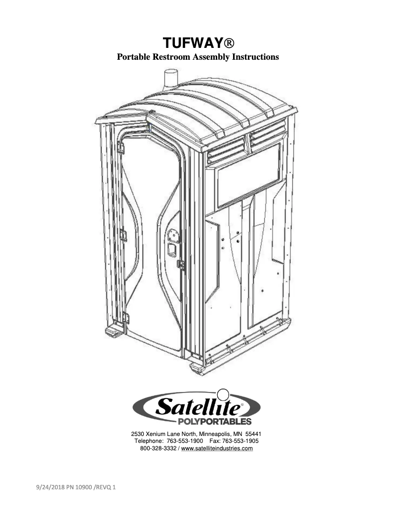 Image de la première page du manuel de l'appareil Tufway