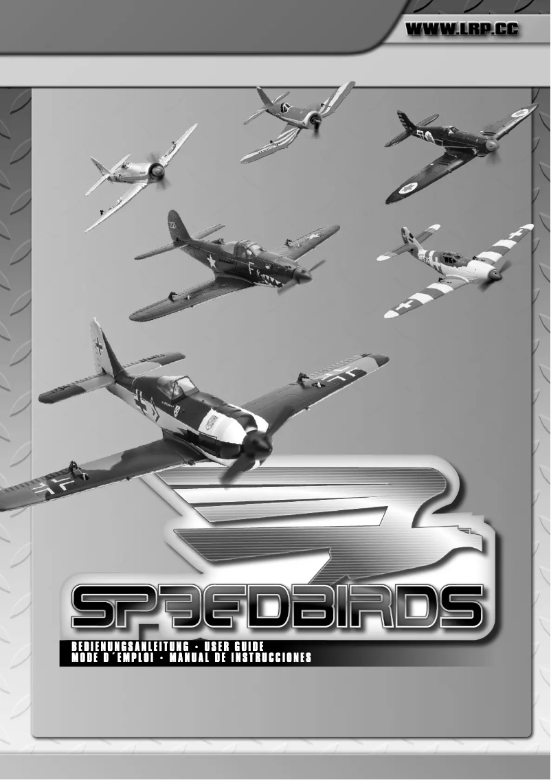 Page 1 de la notice Manuel utilisateur LRP F-645 Focke-Wulf FW-190 Speedbird ARF