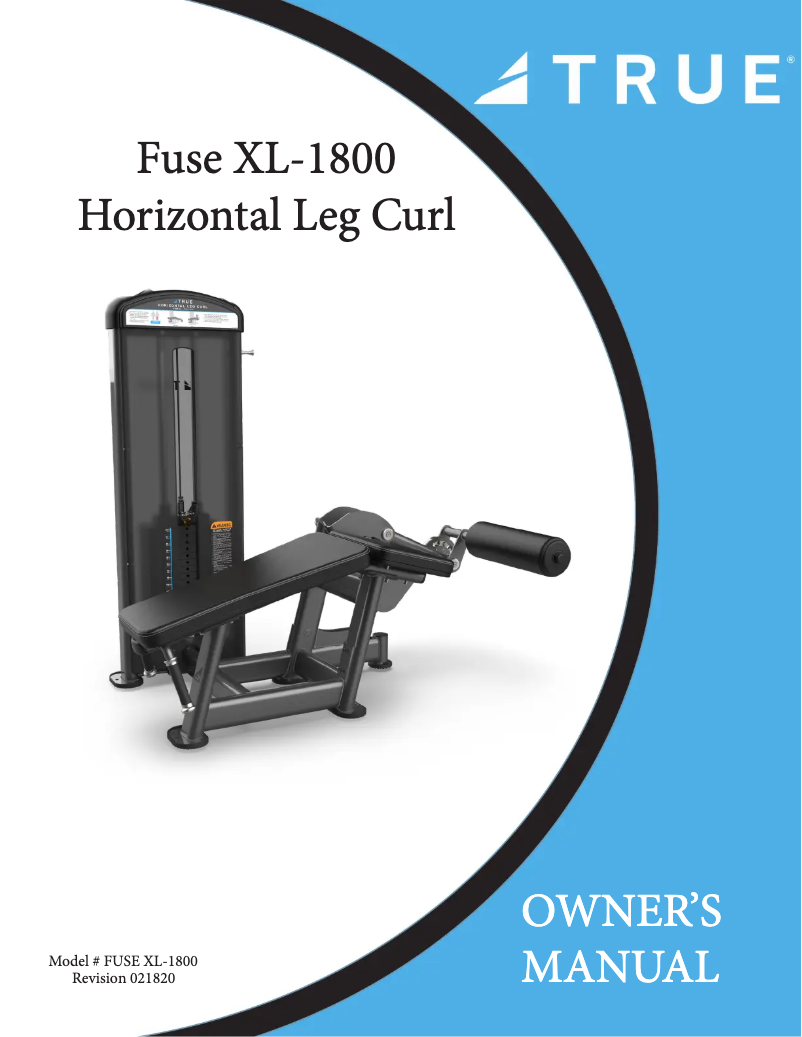 Page 1 de la notice Manuel utilisateur True Fuse XL-1800