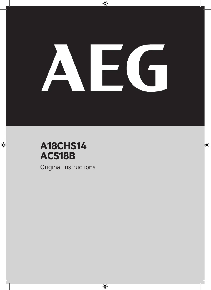 Imagen de la primera página del manual del dispositivo A18CHS14